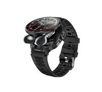 (D11 (Black), Black) D11 1.46 inch 2 in 1 Bluetooth Earphone Smart Watch, Support Bluetooth Call / NFC / Heart Rate
