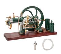 D16 Retro Diesel Engine Model, 16cc raffreddato ad acqua Stazionario Orizzontale 4-Stroke Metal Engine Che Corre, DIY Physical Science Experiment Kit