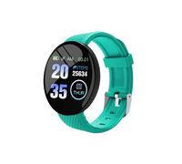 (D18 Verde) Braccialetto intelligente Reloj Intelnt D18 Para Hombre Mujer Pulsera Conritmo Cardíaco