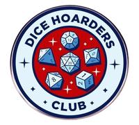 D20 - Spilla a forma di cubo smaltata per zaino, jeans, spilla Dungeon Master, Klein, Metallo non prezioso