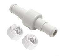 D20 tubo girevole e dado D15 per COMBO per Polaris 180, 280, 380, kit di parti di ricambio con connettori, raccordi in plastica bianca per tubi di aspirazione (1 set)