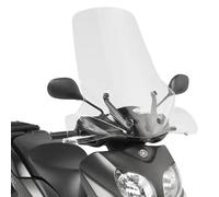 D2102ST GIVI Parabrezza Trasparente con paramani per MBK Oceo 150 2012 2013 2014