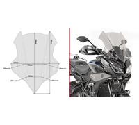 D2139S GIVI Cupolino Specifico Fumé per Yamaha Tracer 900 / GT 2018