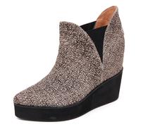 D2214 tronchetto donna JEFFREY CAMPBELL PRIYA beige/nero shoe boot woman