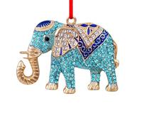 D24TIME Ornamento natalizio a forma di elefante, in metallo, per albero di Natale, amicizia, sorellanza, elefante, per donne e bambini, decorazioni per la casa, regali da appendere