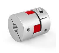 D25 L30 Albero Di Accoppiamento Prugna, Morsetto Flessibile Accoppiatore in Lega di Alluminio, Connettore Accoppiatore Motore Passo-Passo CNC (6 x 6.35 mm)
