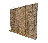 D2FASHION Tenda di bambù, Tapparella in Midollino, Tenda di Canna, Tenda A Rullo A Lamella, Tenda da Sole, Marrone, Montaggio A Soffitto O A Parete, Premium retrò, Anti-Muffa Impermeabile, con Corda