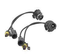 D2S D4S To Bulb Lamp Socket Adapter Wiring Harness Converter High Temperature Resistant Silicone Wire 12V 35W ABS Shell For H1 H7 9006 Xenon Bulbs Conversion With Durable