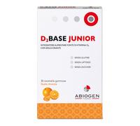 D3 Base Integratore Vitamina D3 Junior Caramelle Gommose 30pz Arancia Senza Glutine