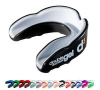 D3 - Paradenti in gel a doppio strato, per rugby, boxe, colore: arancione