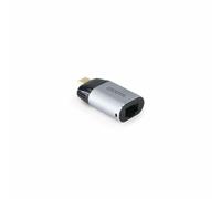 DICOTA - Adattatore di rete - USB-C/Thunderbolt 3 - Gigabit Ethernet x 1 - Argento