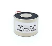 D34mm*H25mm Magnete di tenuta Sollevamento 20KG/44lbs/200N Solenoide Ventosa Elettromagnete DC 6V 12V 24V(12V)