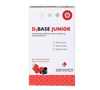 D3BASE JUNIOR 30 caramelle gommose Gusto Frutti di Bosco