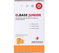 D3Base Junior Arancia Abiogen 30 Caramelle