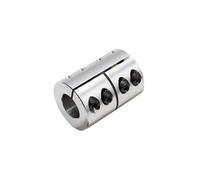 D40 L50 Aluminum Alloy Rigid Coupling High Precision Shaft Rod Coupler Clutch For Cnc Stepper electronic starter Carving Machine Screw NWPNLXEA(8mm to 10mm)