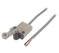 D4C-1220 finecorsa R 38 mm leva rullo metallico Ø175 mm NO + NC 10A OMRON