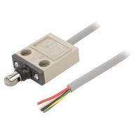 D4C-4332 Interruttore di fine corsa rullo metallico allungato Ø12 mm NO +...