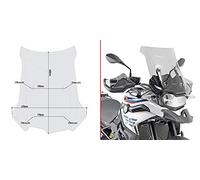 D5127S COMPLETO DI ATTACCHI D5129KIT PARABREZZA PARAVENTO CUPOLINO GIVI COMPATIBILE CON BMW F 750 GS 2019
