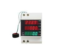 D52-2047 Misuratore digitale multifunzione su guida DIN che misura il fattore di tensione corrente del tempo alimentazione CA LED CT100A