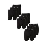 D555 Boxer Da Uomo Taglie Forti In Cotone 100% 9 Paia Nero 2XL-8XL