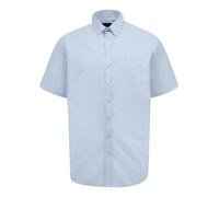 D555 Elastica,a Maniche Corte Camicia da Uomo Resistente Alle Macchie Non Ferro