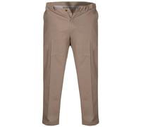 D555 Uomo Taglia Grande Elasticizzato Chino Con Flexi Girovita IN Pietra Colore