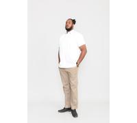 D555 Uomo Taglie Forti Manica Corta Facile Ferro Classico Fit Camicia, 2XL - 8XL