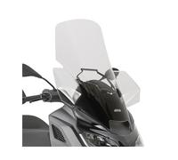 PRABREZZA TRASPARENTE GIVI PER PIAGGIO MP3 310 2024 2025 83,5 x 70 cm (H x L)