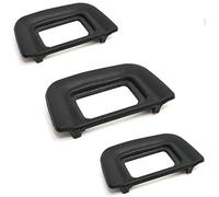 D60 D5100 Oculare Conchiglia per Nikon D5600 D5200 D5100 D5000 D3100 D70 D70S D60 D50 D40 D750 DK-20 Eyepiece Eyecup (3 pezzi)