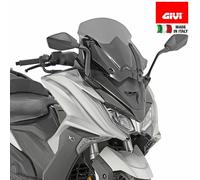 D6110S Parabrezza cupolino Nero Fume GIVI KYMCO AK 550 2017 2018 2019