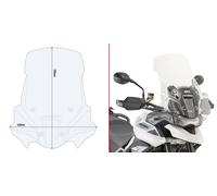 D6415ST GIVI Cupolino trasparente per TRIUMPH Tiger 900 2020 2021 2022 2023 2024