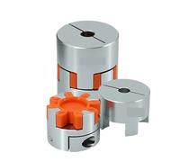 D65L90 Giunto flessibile in alluminio a quattro griffe, connettore for albero motore, diametro interno 16-45 mm, for router con giunto a vite a sfere(19mm to 25mm)