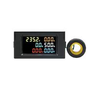 D69-2058 AC Power LCD Digital Voltage Current Power Voltmeter Ammeter KWH Panel Meter Consumption Monitors 100A ICXLPMC(AC 200V-450V)