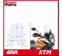 D7703ST CUPOLINO TRASPARENTE 37 X 41 KTM ADVENTURE 1050 2015>2016