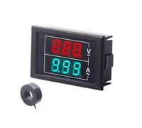 D85-5035VA AC 60-500V 100A Voltmetro digitale Voltmetro Amperometro LED Doppio indicatore Voltmetro Corrente Misuratore di tensione Amp Tester con shunt, Parti(D85-5035VA)