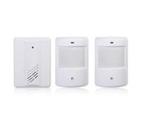 Da 1 a 2 PIR Sensori a infrarossi Rilevatore di allarme campanello wireless per