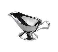 da 10 once in acciaio - per salsa con manico, da portata, contenitore per spezie, da cucina, design tostato con insalata - Creamer - Supporto per brodo