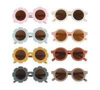 Da 16 a 100 pezzi, occhiali da sole per bambini, bomboniere per feste di compleanno, occhiali da sole rotondi a forma di cuore, per ragazze e ragazzi, per feste in spiaggia, color caramella, 24 pezzi