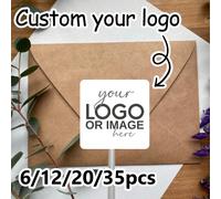 Da 20 a 560 pezzi, adesivi personalizzabili con logo o immagine personalizzata, impermeabili e durevoli, adatti per start-up, matrimoni, regali e , perfetti per buste regalo, quaderni, borracce, di fo