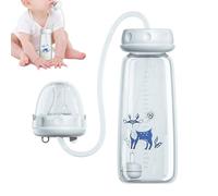 - da 240 ml a prova di perdite e a mani libere | anti-colica con, di apprendimento in silicone per latte e acqua, prima attrezzatura da viaggio per il bambino