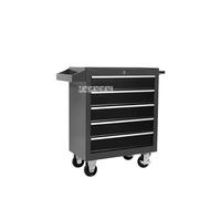 DA-25 Carrello portautensili con 5 cassetti, officina, ferramenta, mobile, multifunzionale, for riparazione auto, manutenzione, kit di attrezzi Per uso fai da te(B)