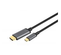 USB-C - HDMI Adapter, 1.8 m 4K/30Hz, black, metal housing