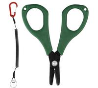 da a mosca, da per tagliare l'esca - Utensili da Impugnatura antiscivolo,da in filo intrecciato da 3,94 pollici, Pinza a forbice portatile, per la sul ghiaccio