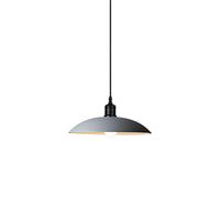 da a Sospensione a Testa Sina con Attacco E27, da a Sospensione in Ferro a Forma di Disco Volante, Stile Moderno e Semplice, apparecchi di Illuminazione per Interni (Naturale)