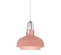 da a Sospensione in Stile Pastorale Francese, con Attacco E27, Testa Sina, da a Sospensione in Ferro battuto colorato Creativo, Decorativo per Studio e Camera da Letto (Rosa 2