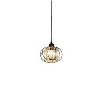 da a Sospensione in Stile Semplice e alla Moda, da a Sospensione a Testa Sina con Sorgente Luminosa E27, da a Sospensione in Ferro battuto di Tipo Zucca, Illuminazione da soffitto