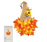 da appendere alla porta di casa, in stile rustico, con catena | Decorazione autunnale per il Ringraziamento, Halloween, feste, ingresso, caminetto, finestre