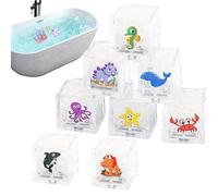 da bagno - 8 pezzi giocattoli sensoriali acquatici divertenti,Giocattoli d'acqua luminosi da bagno per vasca, piscina, doccia, viaggi, festa di Natale, ragazzi e