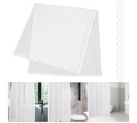 da bagno dell'hotel da doccia a strisce divisoria sospesa per