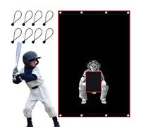 Da Baseball,Da Colpo E Difesa per Softball | Rete da Baseball resistente agli Urti per Multi-Sports - Allenamento Collettivo, Pratica di Colpire, Difesa e Corsi di - Dimensione 1,2 x 1,8 m